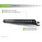 Dv8 Offroad UNIVERSAL 20 INCH SINGLE ROW LED LIGHT BAR FLOODSPOT  COMBO PATTERN 105W 8800 LUMENS BE20SW105W - alternate 9